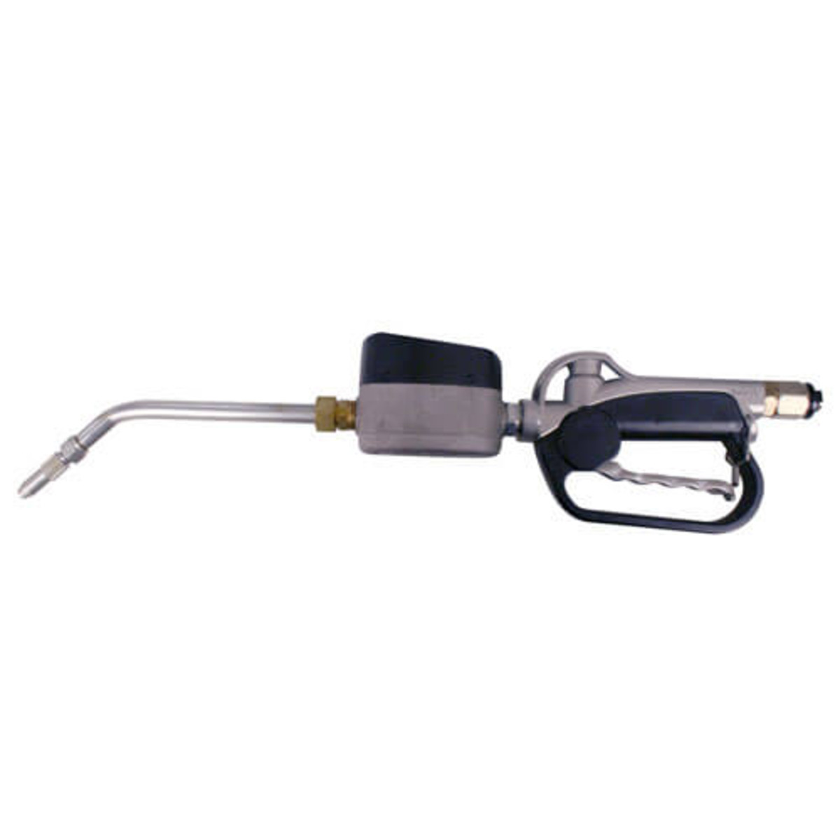 OIL GUN W/ ELECTRIC METER, RIGID LINE, & MANUAL NOZZLE