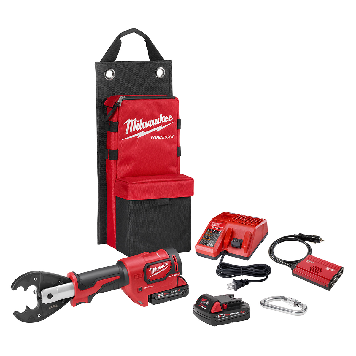 M18FORCE LOGIC 6T Utility Crimper Kit with D3 Grooves and Fixed