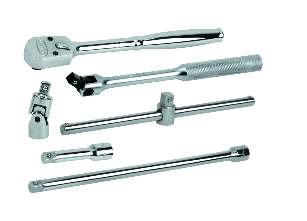 6 pc 3/8" Drive Ratchet and Drive Tool Set
