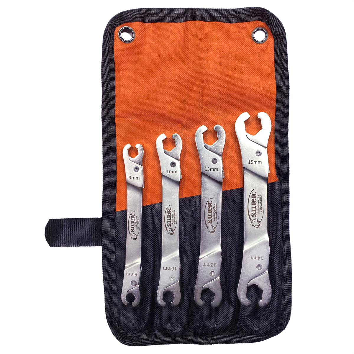 4-Piece set of versatile line wrenches featuring u...