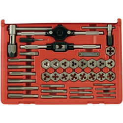 Tap and Die Set, Metric, 40 Piece