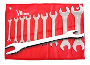 Super Thin Metric Wrench Set - 9-Pc