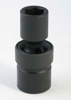 1/2 In Dr Impact Flex Socket, 6 Pt, Std, 14mm