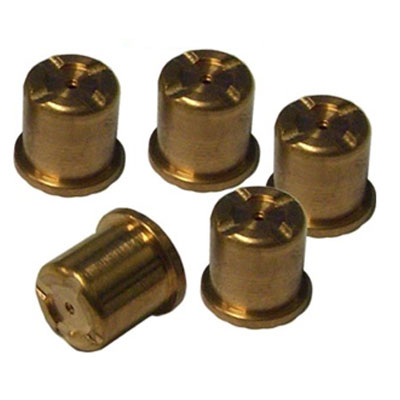 High Current Nozzles for Plasma Cutters - 5/Pkg