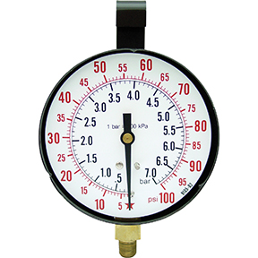 Replacement Gauge for TU-443 100 PSI 3 1/2 Inch...