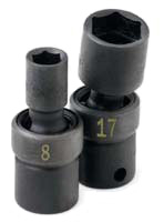 1/4 In Drive 6 Pt Swivel Metric Impact Socket - 7mm