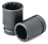 3/4 In Drive 12 Pt Std Thin Wall Fractional Impact Socket - 1-13