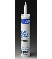 Super Silicone Clear Silicone Sealant - 1/10 Gal