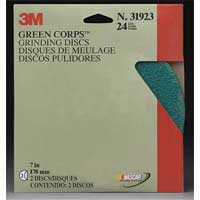 Green CorpsT Fibre Disc - 9 1/8 In x 7/8 In - 36 Grade