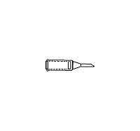 Soldering Tip 2mm Dia 35? Spade