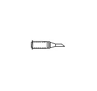 Soldering Tip 3mm Dia 35? Spade