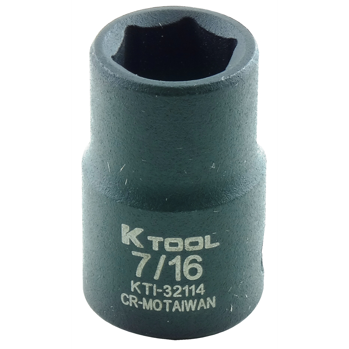 Standard Impact Socket - 3/8 In Dr 6 Pt - 7/16 In