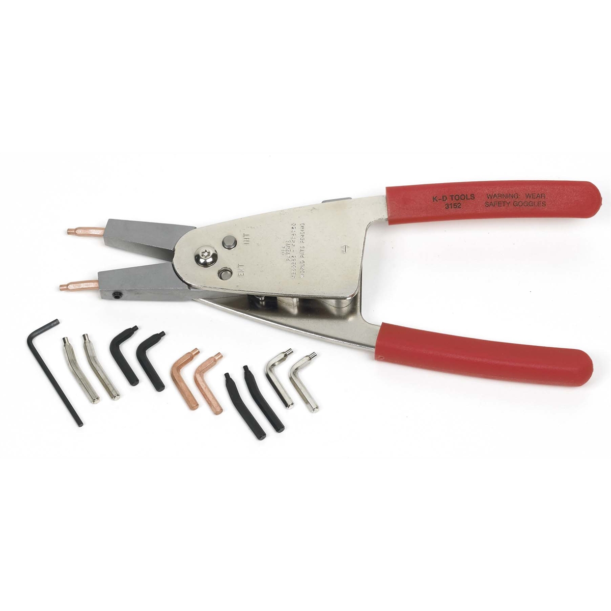 Convertible Internal & External Snap Ring Pliers -...