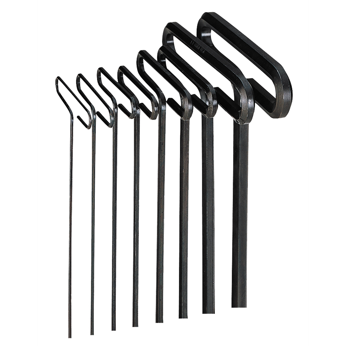 8-Pc Hex T-Key Set 3/32-1/4In Standard Grip