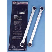 Ratcheting Serpentine Belt Wrench Set for Import Vehicles - 2-Pc