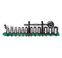 1/4 In Dr Fractional Palm Control Socket Set - 13-Pc