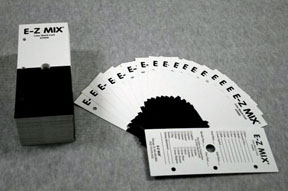 E-Z Mix Color Match Cards Set - 250-Pc