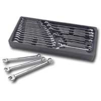 SAE/Metric Long Pattern Combination Non-Ratcheting Wrench Set -