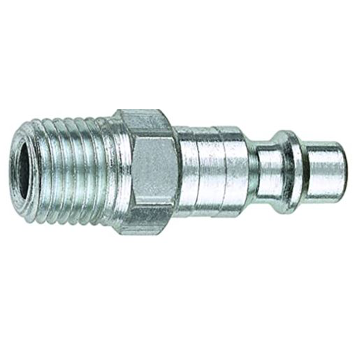1/4" Coupler Plug with Male 1/4" Threads I/M Industrial- Pack of