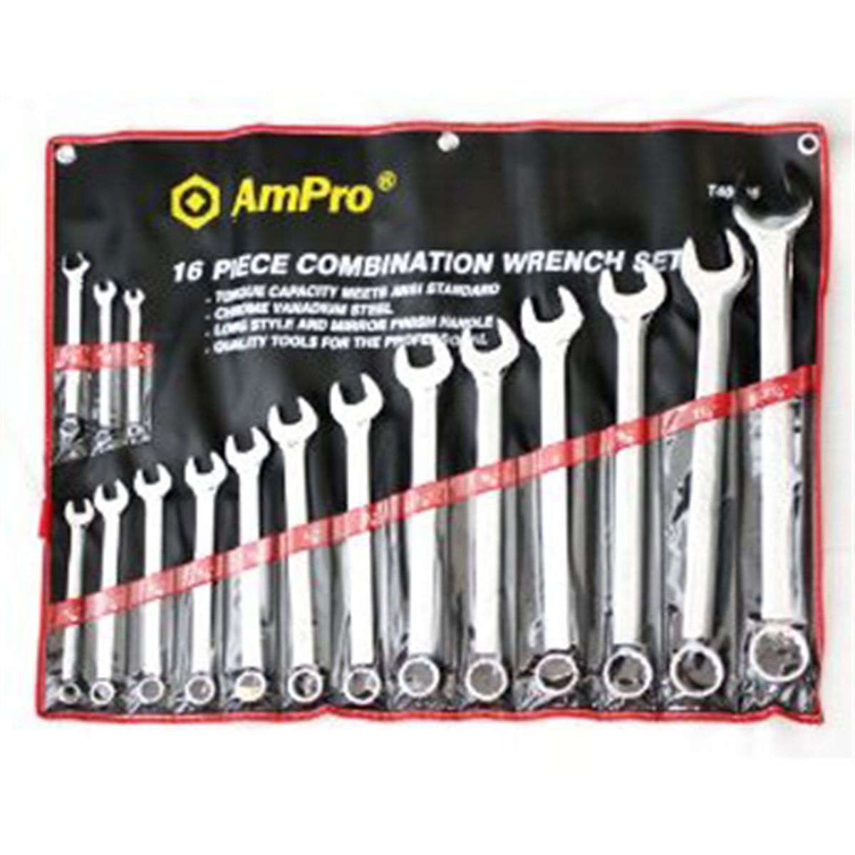 16 Pc Combination Wrench Set