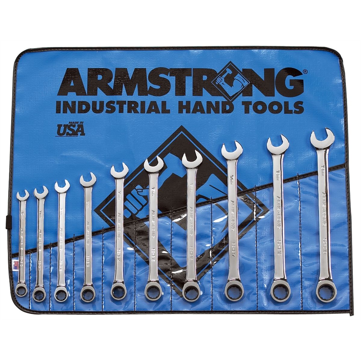 Geared Combination Wrench Set - Metric 10 Pc 10-19mm