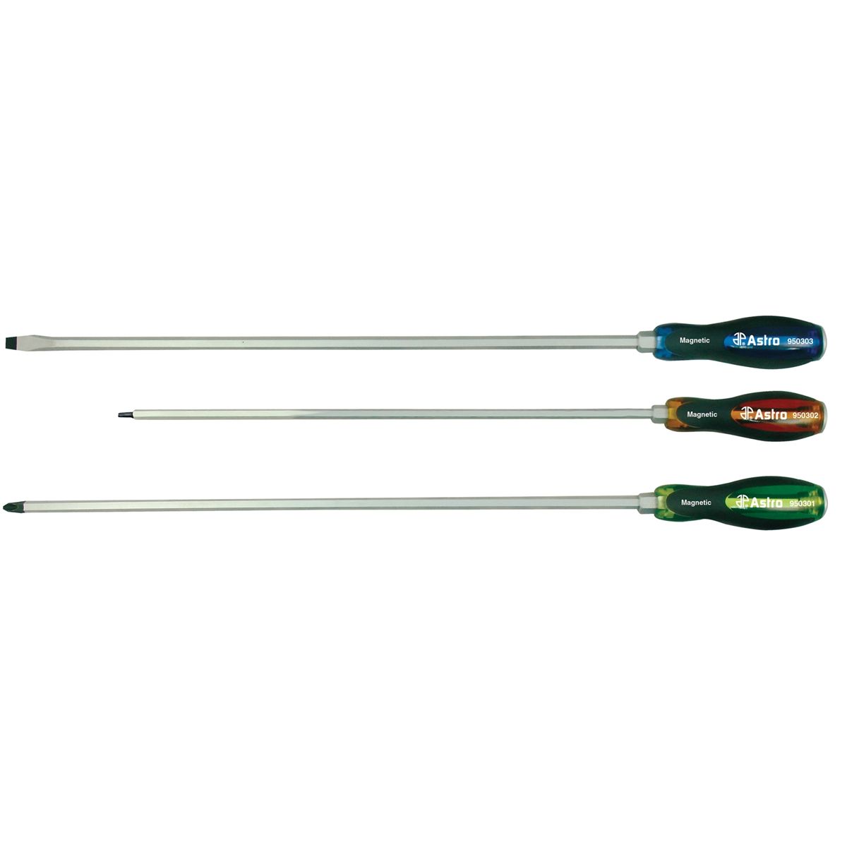 Go-Through Screwdriver Set - 3-Pc