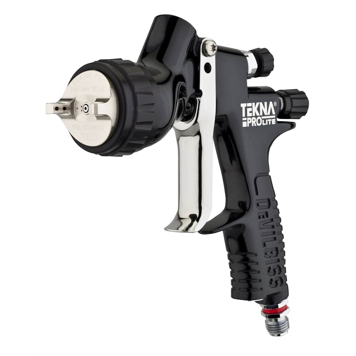 TEKNA ProLite Spray Gun, Uncupped 1.2, 1.3, 1.4 Needle TE10, TE2