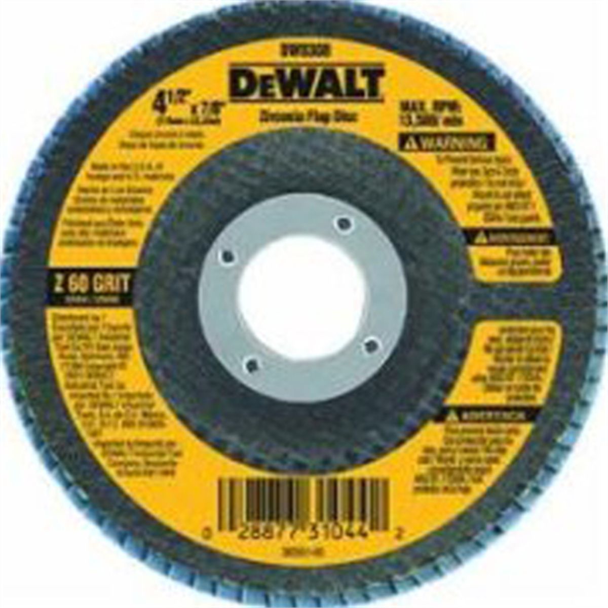 4-1/2" x 7/8" 60g type 29 HP flap disc