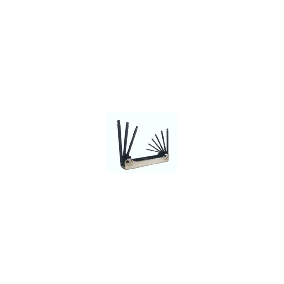 5-Pc Fold Up Ball End Hex Key Set 1.5-4mm