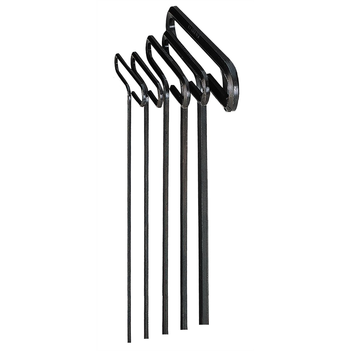 5-Pc Hex T-Key Set 2.5-6mm Standard Grip