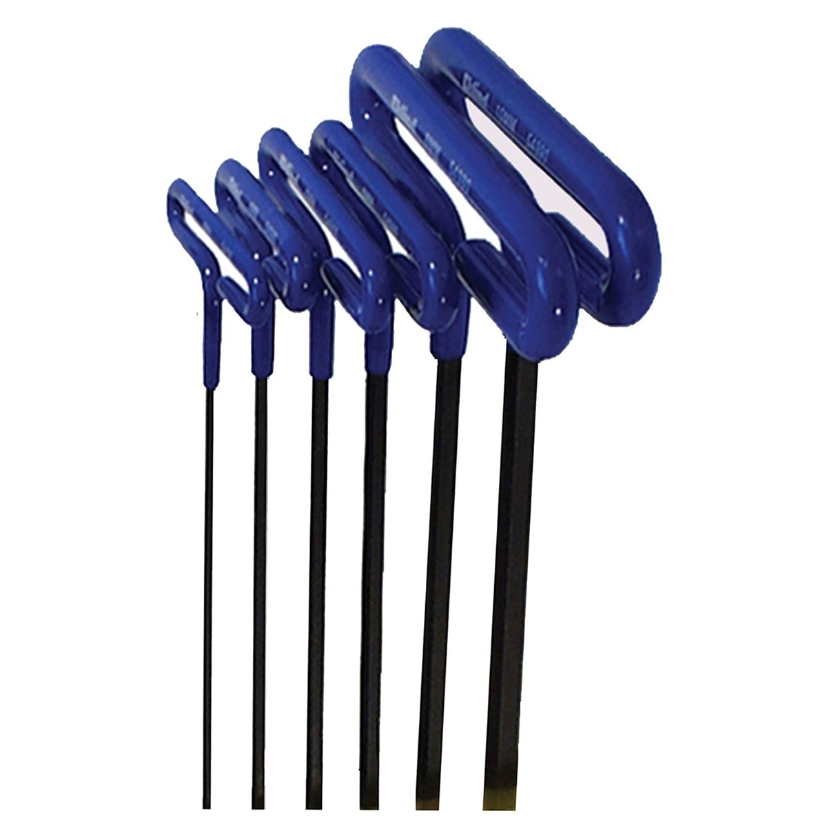 6-Pc Hex T-Key Set 2-6mm Cushion Grip