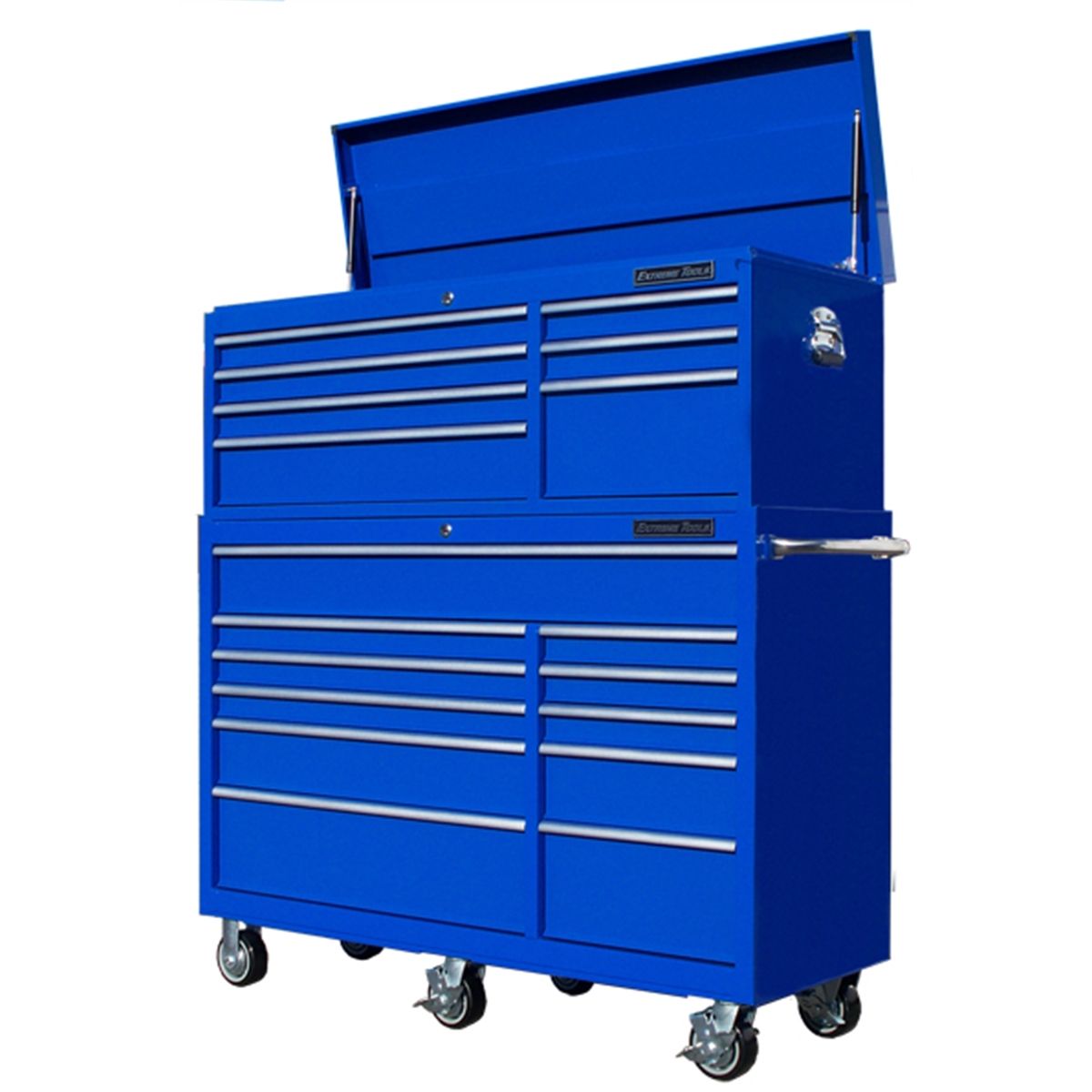 7 Drwr Top Chest 11 Drwr Roller Cabinet Combo-BLU