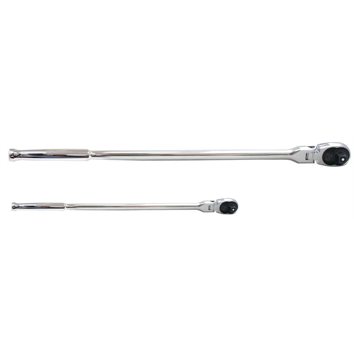 1/4 & 3/8 Inch Drive Locking Flex Head Ratchet Set 2 Pc