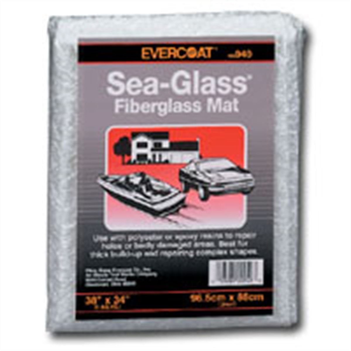 Sea-Glass Fiberglass Mat - 1 Sq Yd