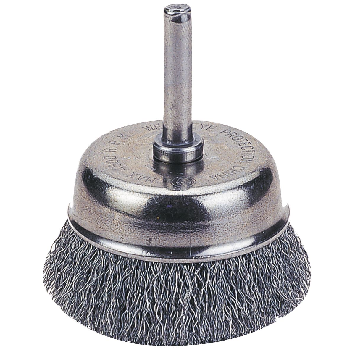 CUP BRUSH 2 1/2" CRIMPED WIRE