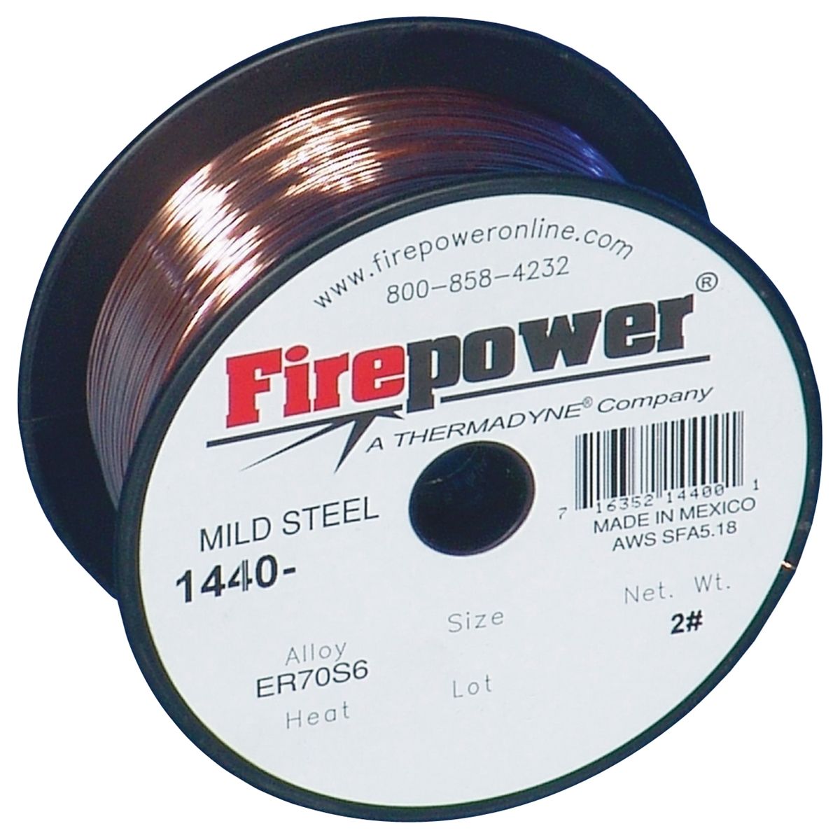 ER70S-6 Mild Steel Welding Wire 2lb Spool (.030")