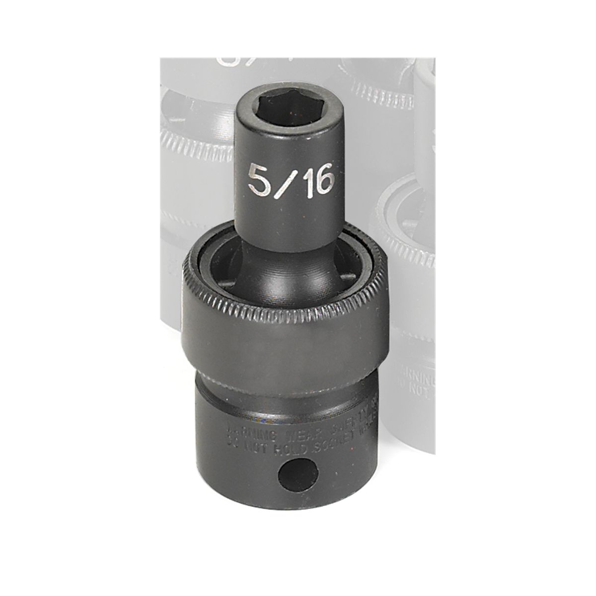 3/8 Inch SAE Standard Universal Impact Swivel Socket 5/16 Inch