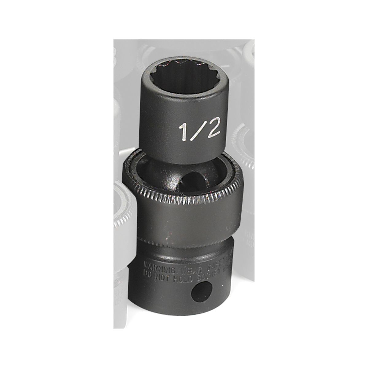 3/8 Inch SAE 12 Point Standard Universal Impact Swivel Socket 1/