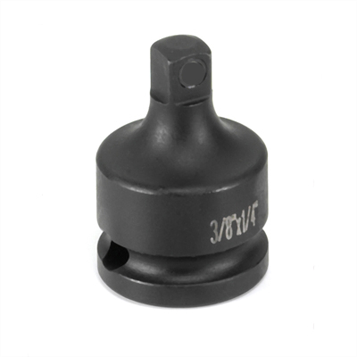 3/8 Inch Female x 1/4 Inch Male Adapter w/ Locking Pin