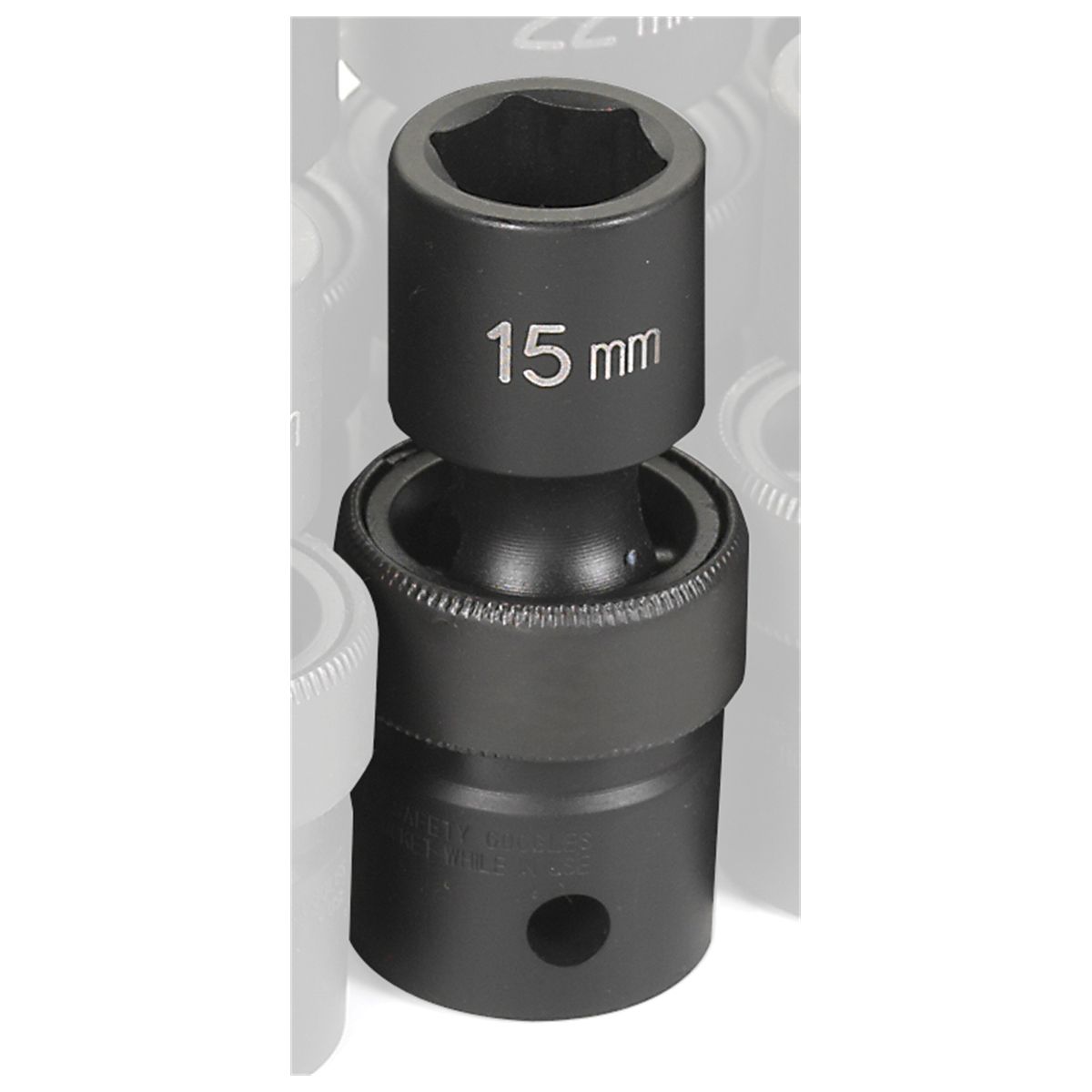 1/2" Drive x 15mm Standard Universal Impact Socket