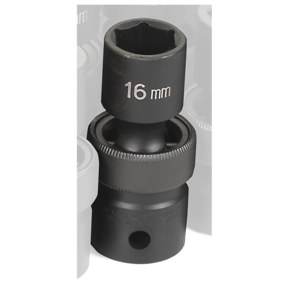 1/2" Drive x 16mm Standard Impact Universal Swivel Socket