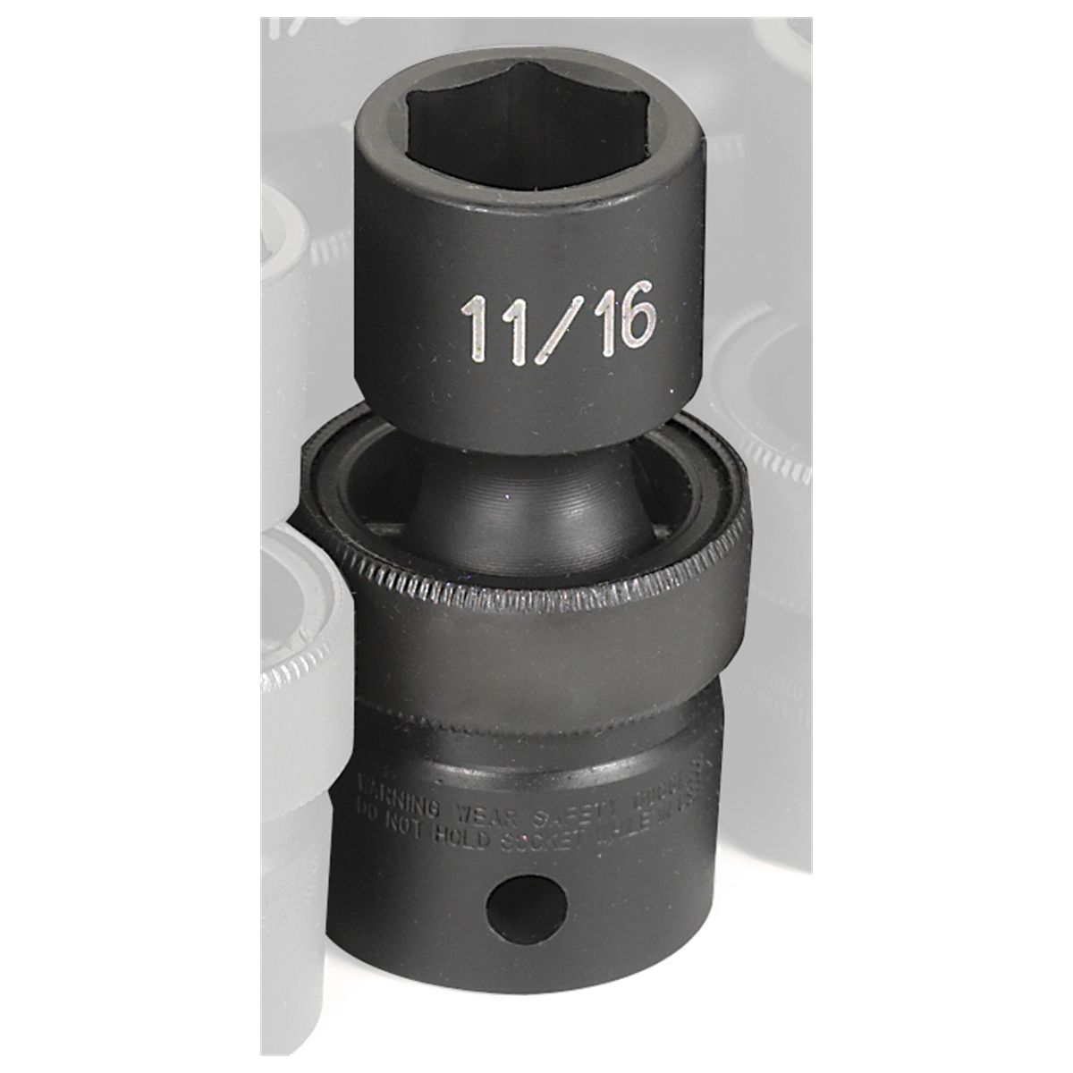 1/2" Drive x 11/16" Standard Universal Impact Socket