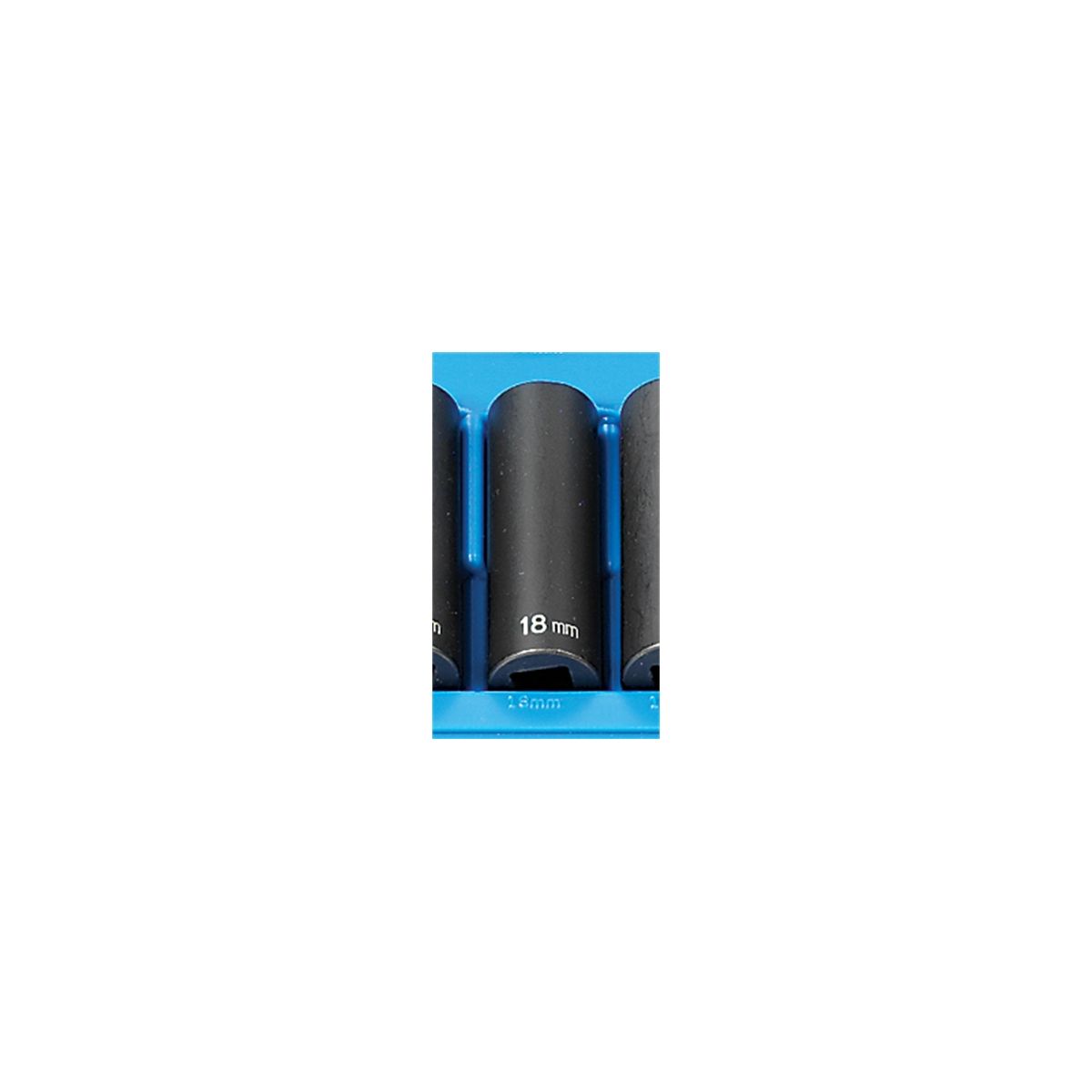 1/2" Drive x 18mm Deep - 12 Point Impact Socket