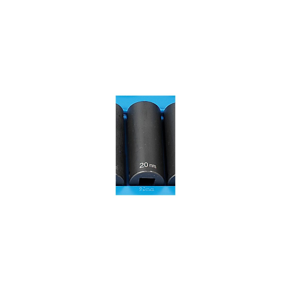 1/2" Drive x 20mm Deep - 12 Point Impact Socket