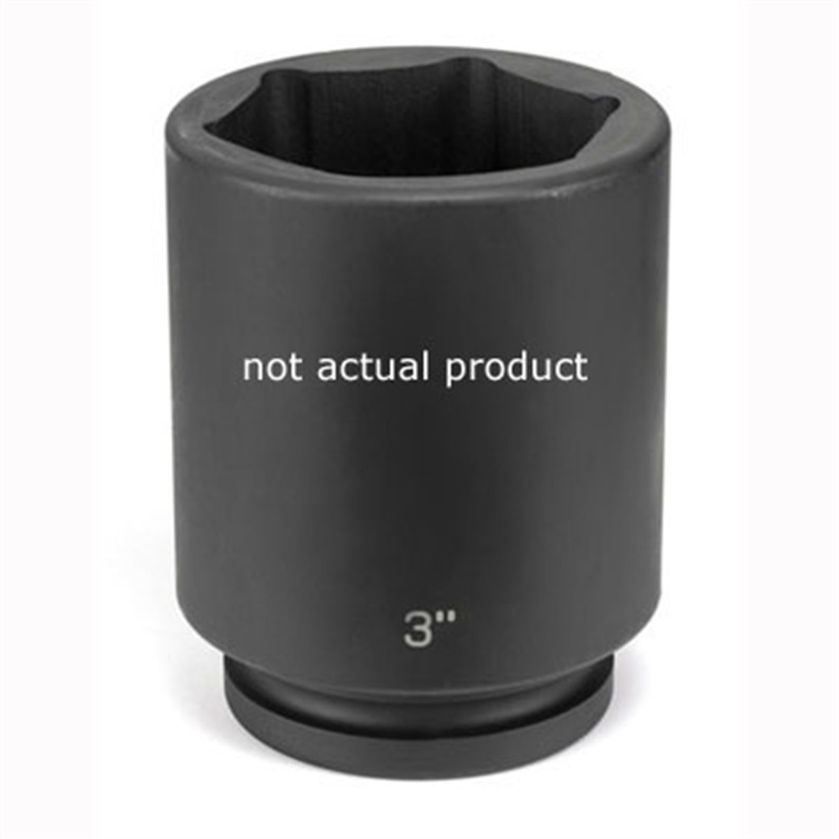 1 In Drive 6 Pt Std Impact Socket - 3-1/8 In