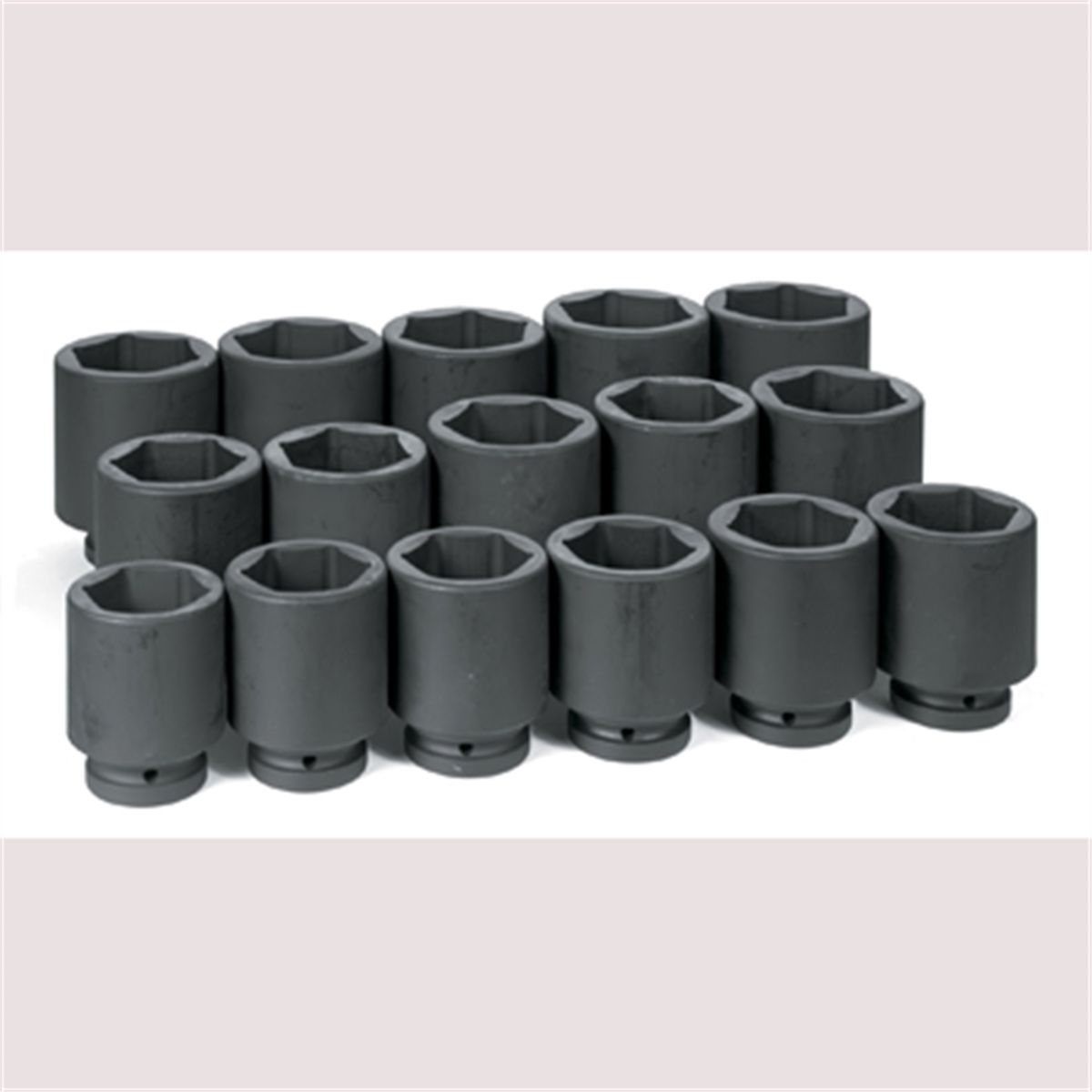 1 In Dr Deep Fractional 6 Pt Impact Socket Set - 1...