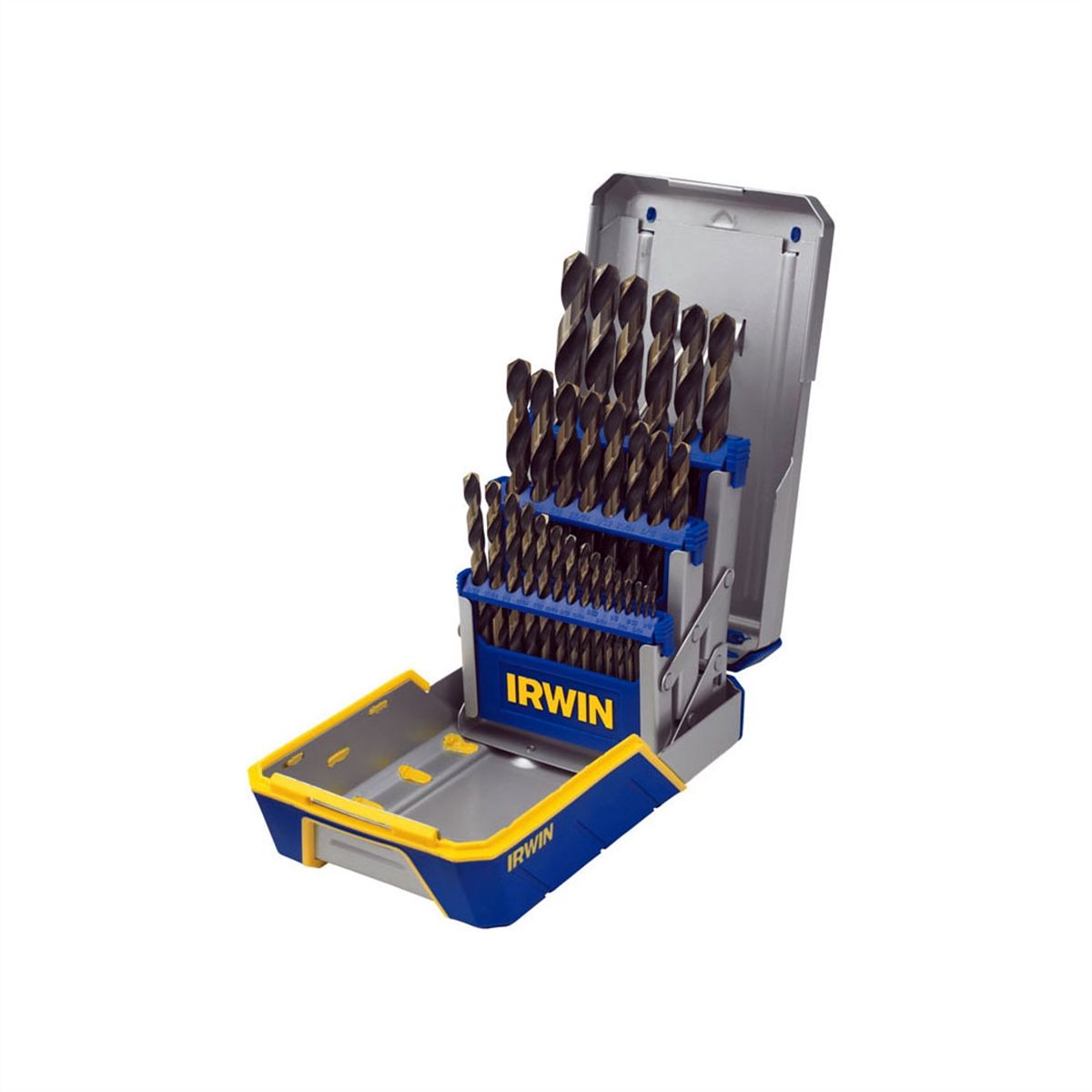 Hanson 3018005 Black & Gold Metal Index Drill Bit Set - 29-Pc