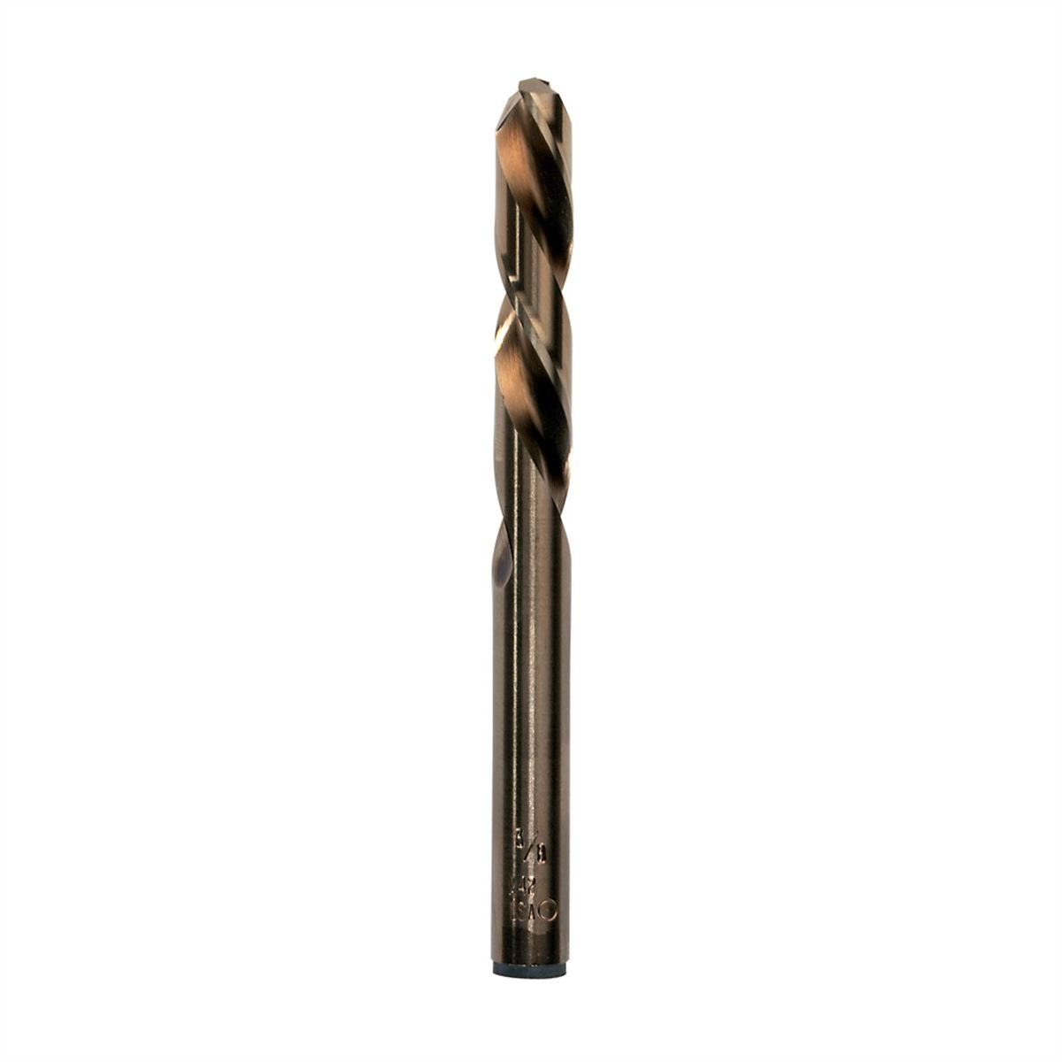 Left-Hand Cobalt HSS Fractional Mechanics Length Drill Bit - 3/8