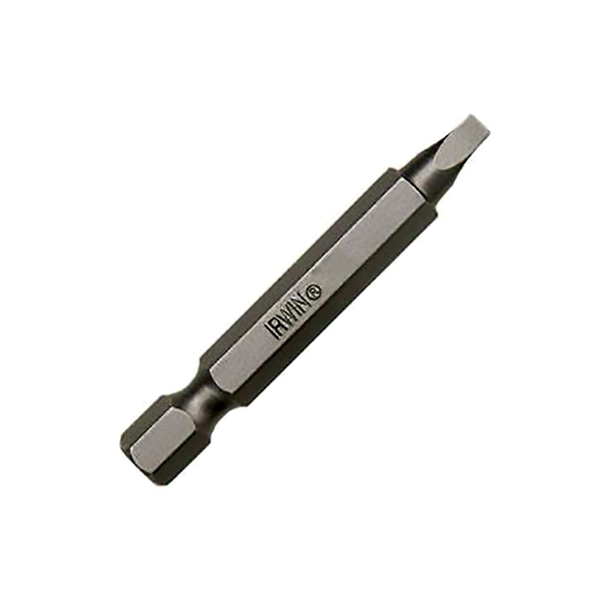 Square Recess Power Bit #2, 1/4 Inch Hex Shank w Groove 6 Inch L