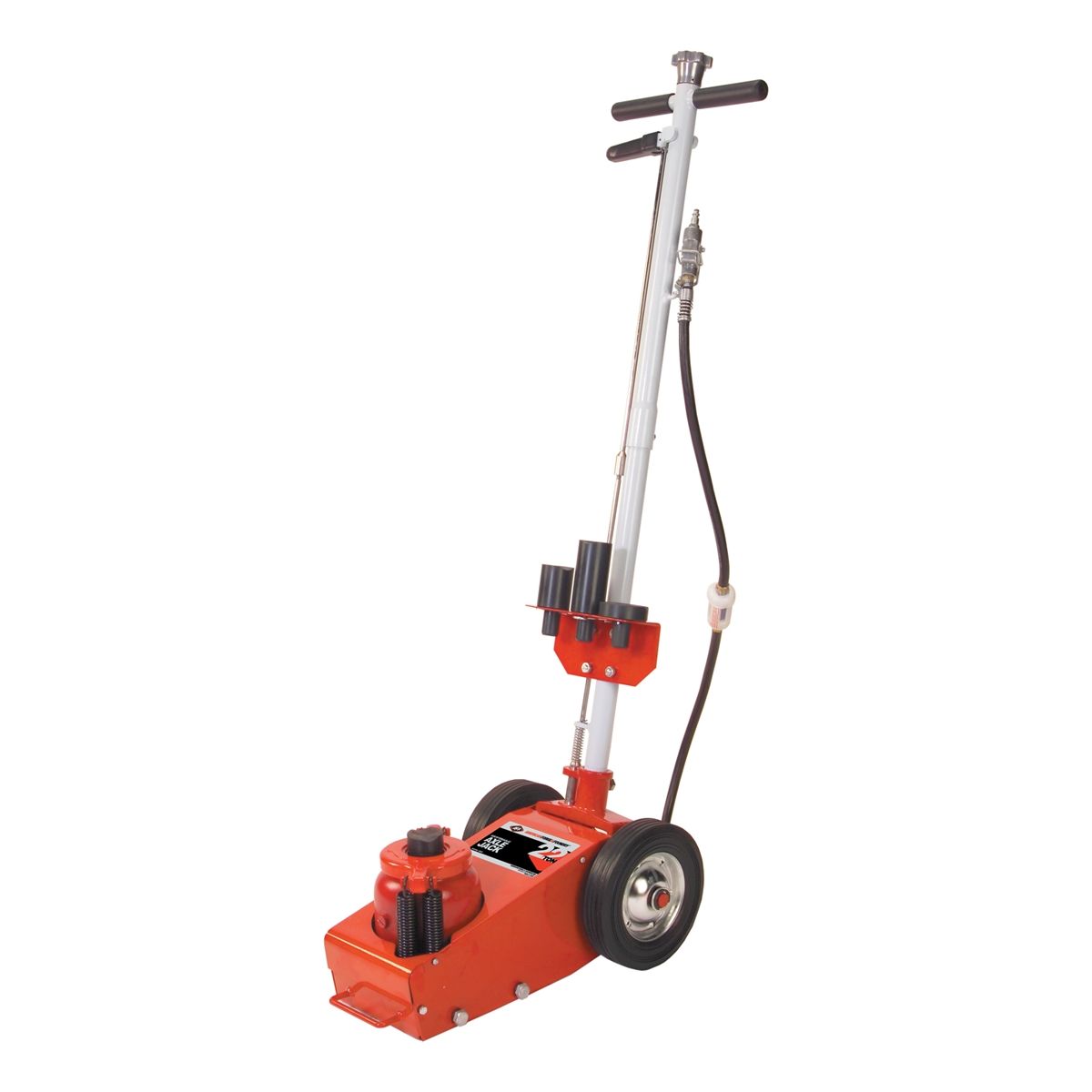 22 Ton Air/Hydraulic Axle Jack with 3 Piece Ext Ki...